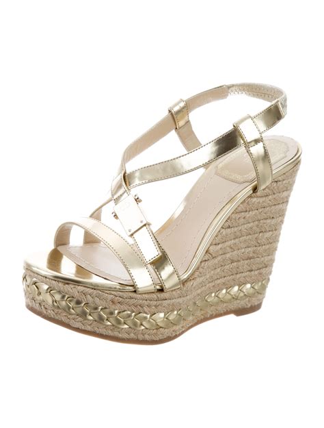 christian dior espadrilles wedge|dior designer sandals.